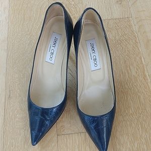 Jimmy Choo dark blue pumps